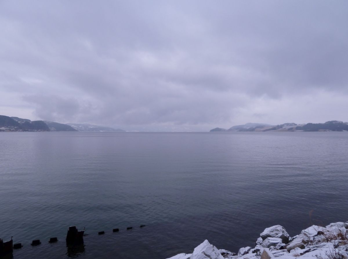 Blick auf den Fjord