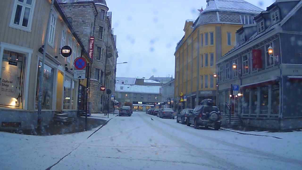 Trondheim im Schnee
