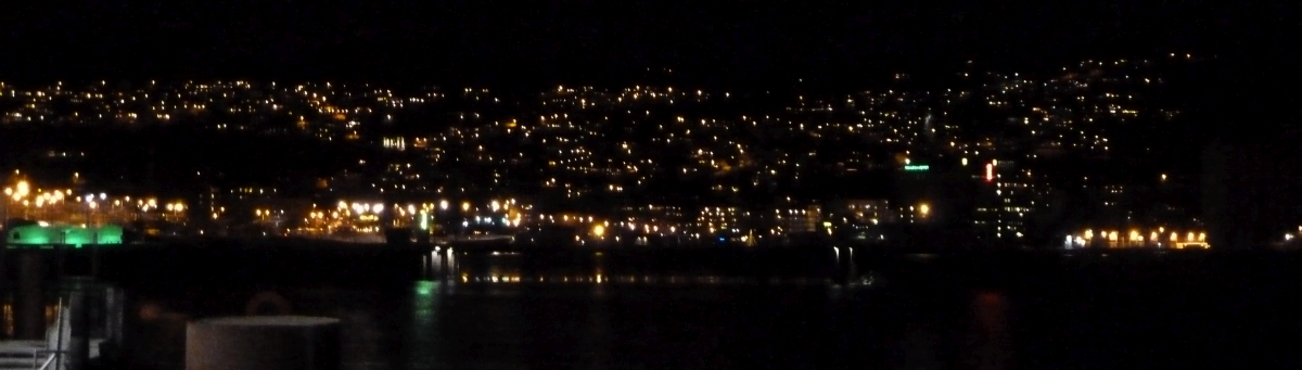 Trondheim bei Nacht