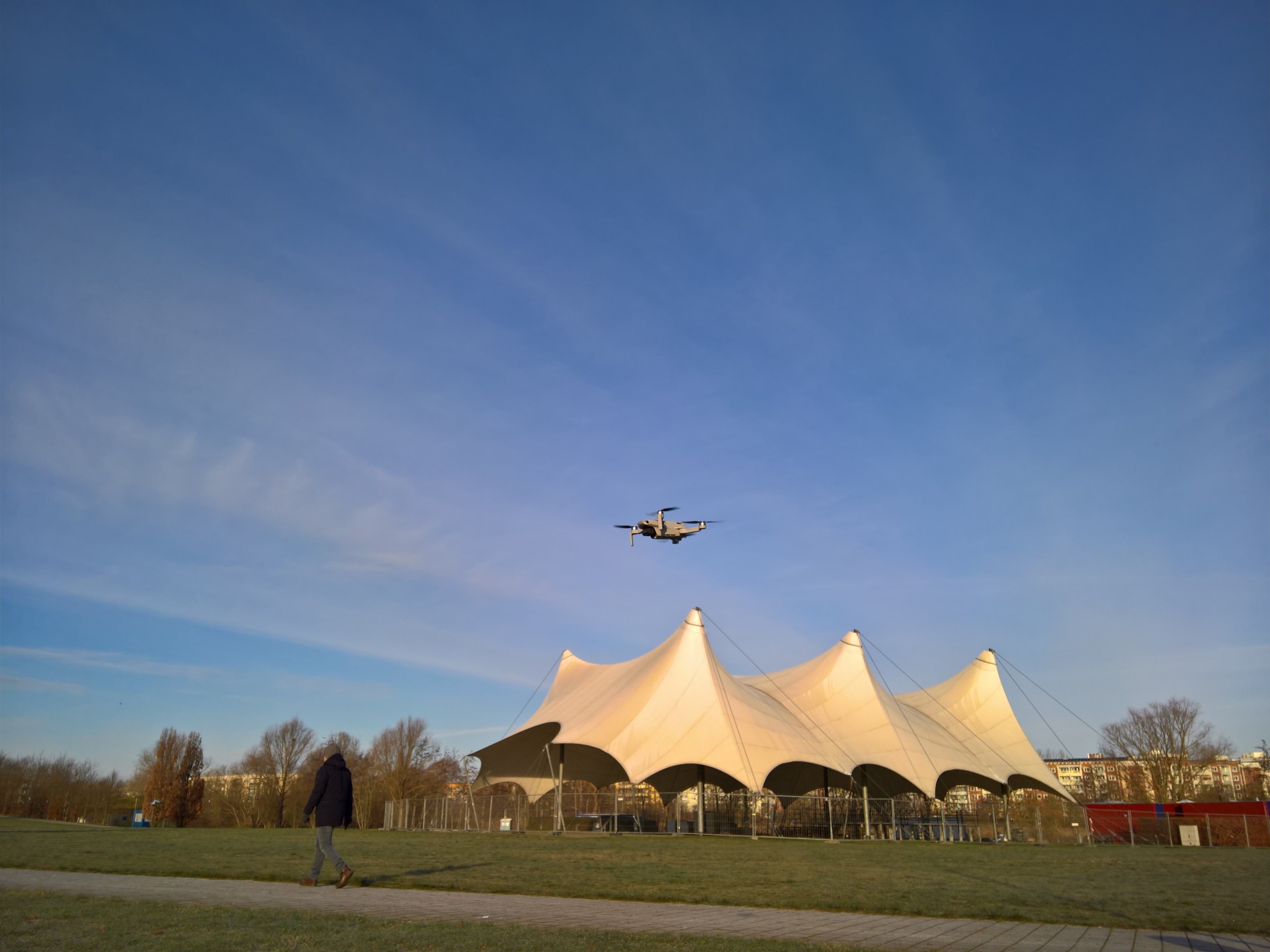 Drohne im IGA-Park