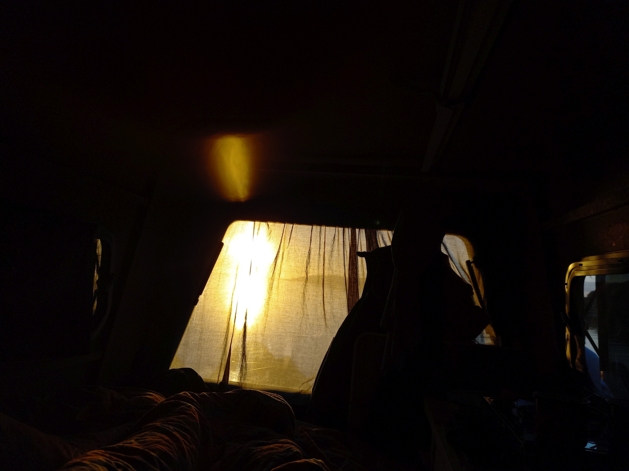 Sonne im Camper