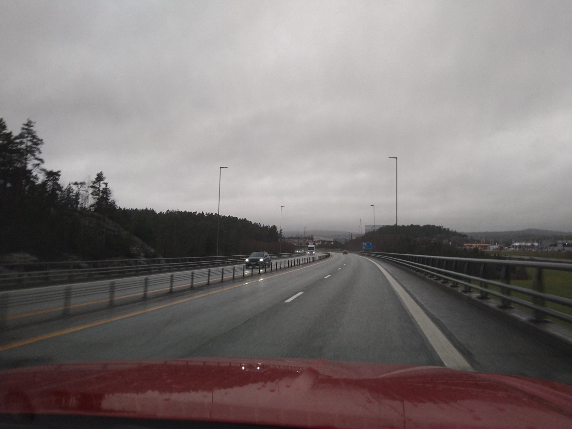 Autobahn in Norwegen