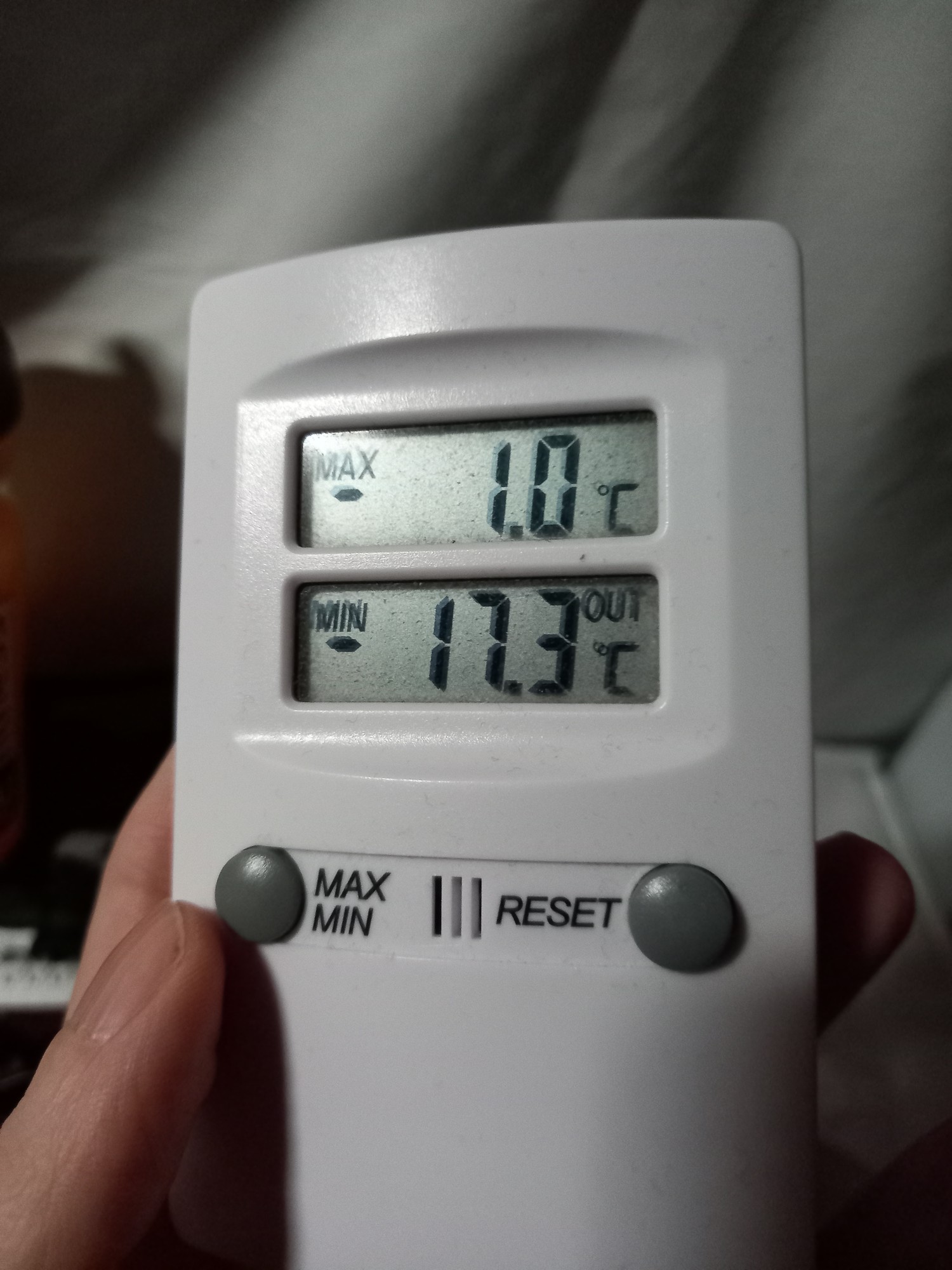 -17 °C